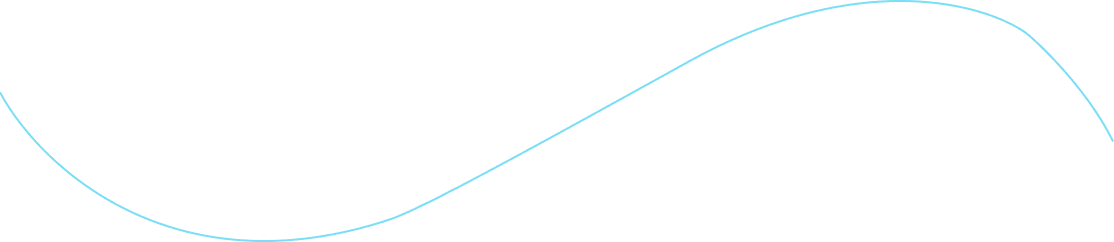 Blue Decorative Curve